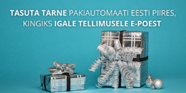 Free parcel machine delivery within Estonia as a gift with every order