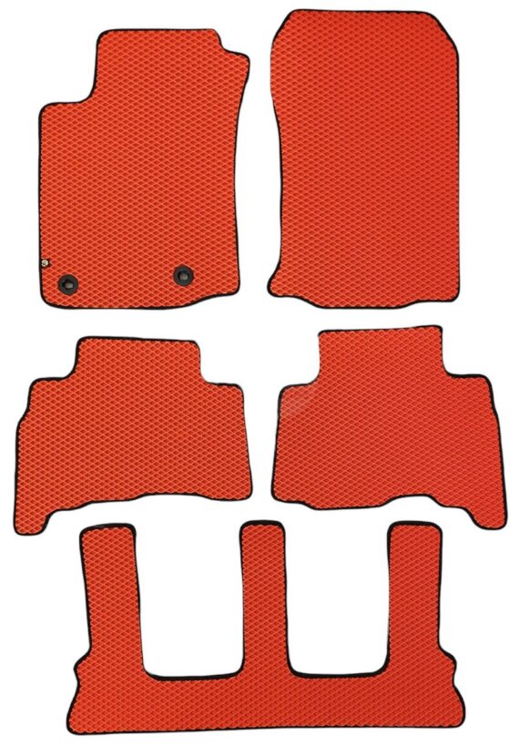 Toyota Land Cruiser 2013-2018 7 kohta red:black