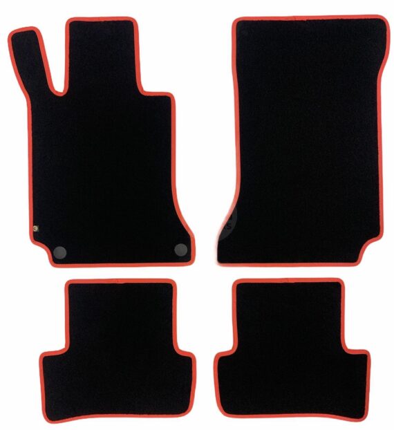 c-Class W204 07-14 black-red textile